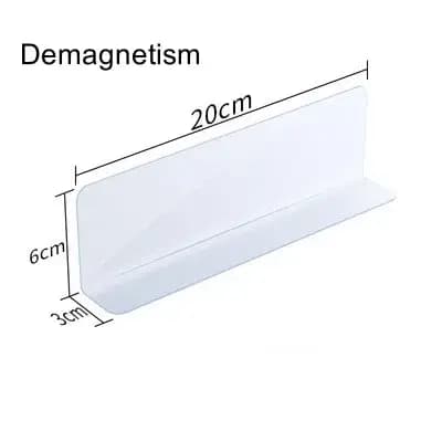 Séparateur d'étagère en PVC Transparent en forme de L, 5 pièces, séparateurs de marchandises de maga