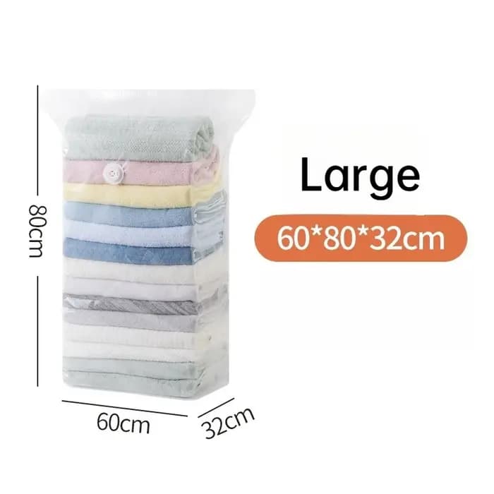 Sacs de rangement sous vide cubiques (1/4 pièces) – Grands sacs de rangement en plastique pour vêtem