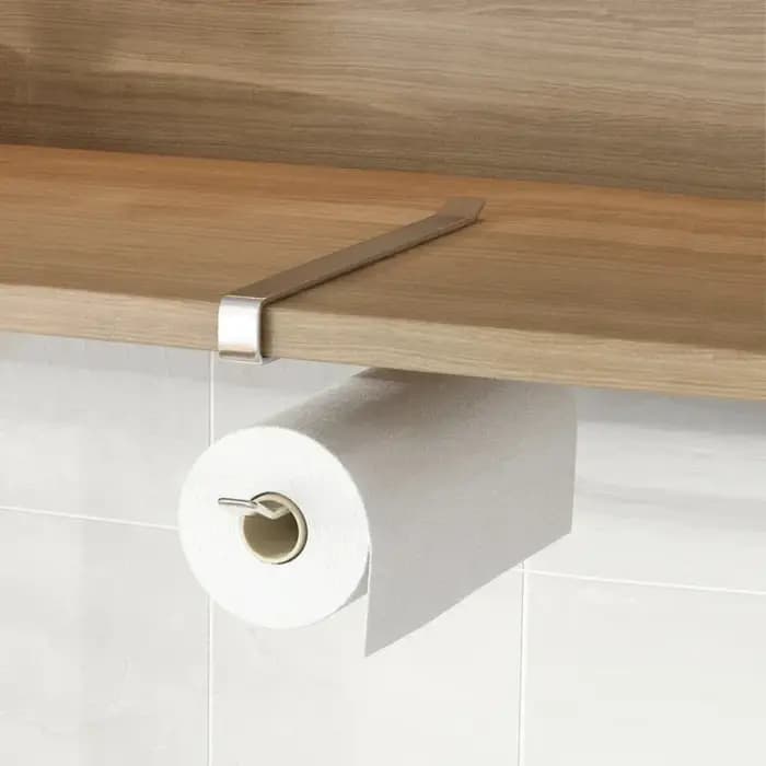 Porte-serviettes en papier de cuisine sans poinçonnage