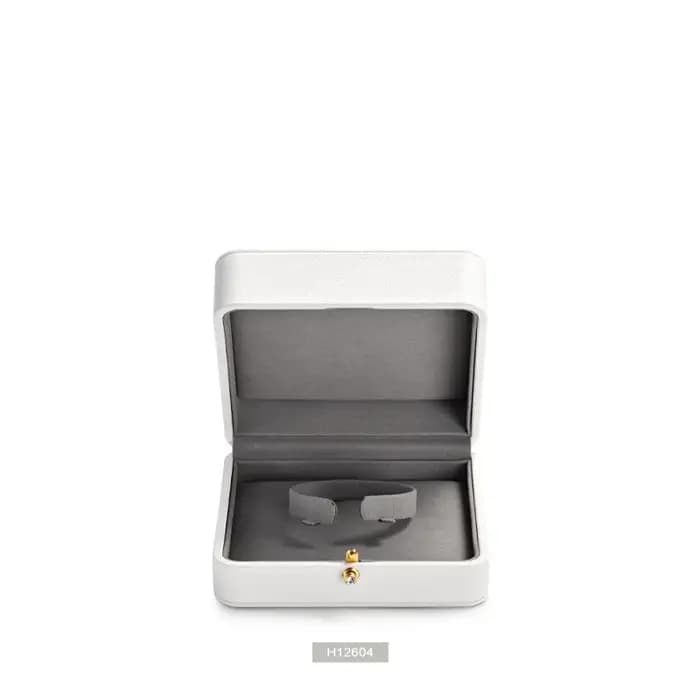 Oirlv-Boîte Blanche en Cuir PU pour Bijoux