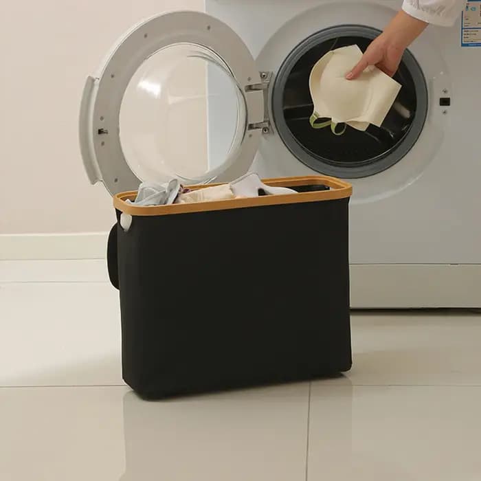 Panier de rangement pour papier toilette avec fenêtre transparente et couvercle