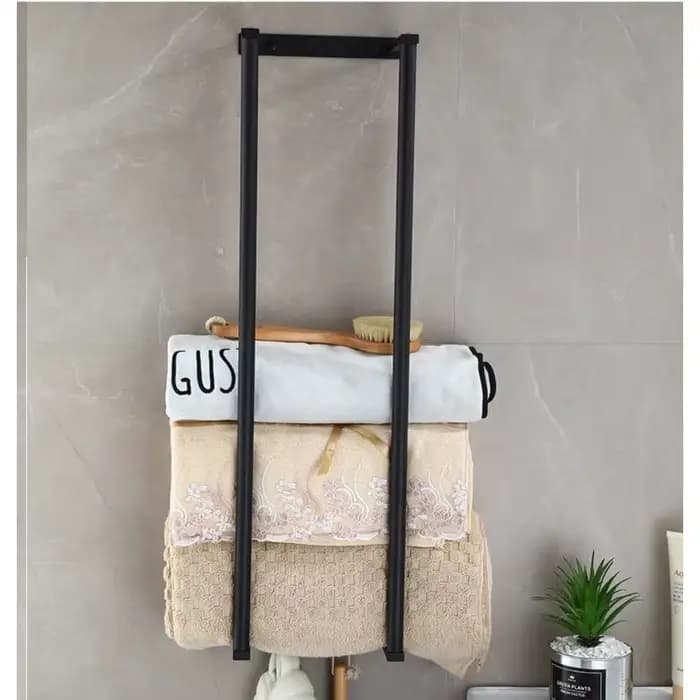 Porte-serviettes de salle de bain pour serviettes roulées