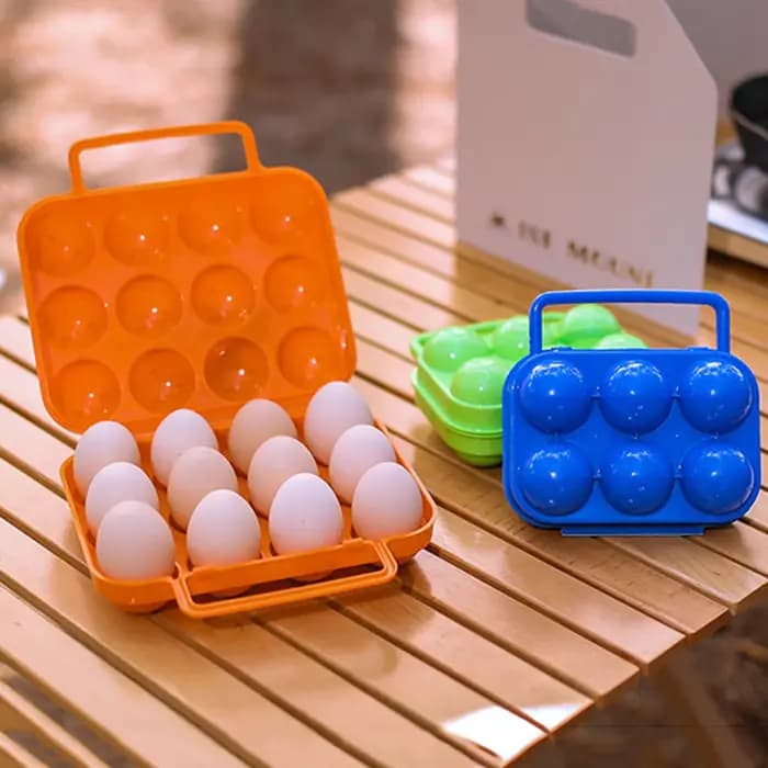 Boîte de Rangement d'emoufs à 6/12 Grilles pour la Maison et la Cuisine