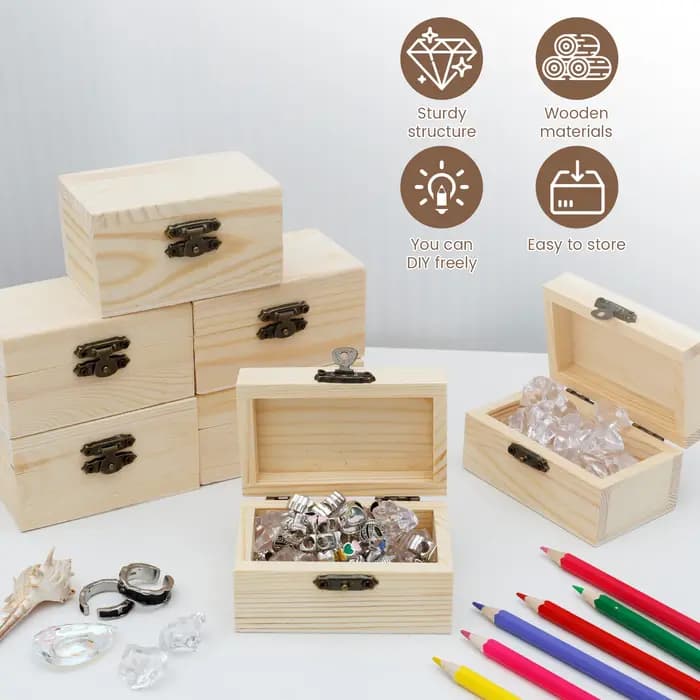 Mini boîte de rangement de bijoux