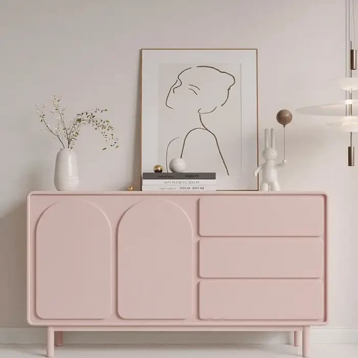Portes de rangement armoires de salon debout moderne chambre tiroirs armoire entrée Buffet Meuble Rangements meubles