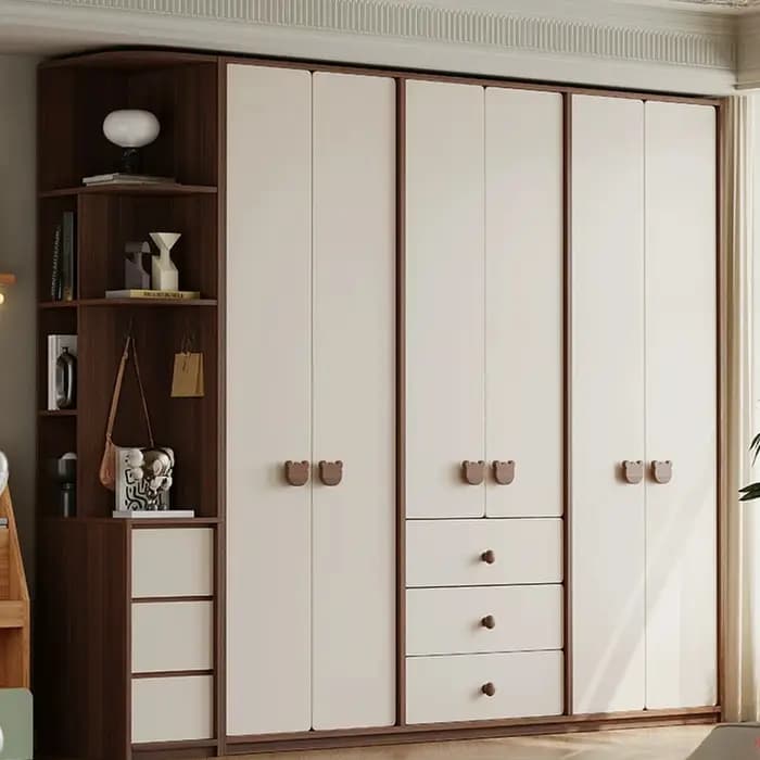 Armoire haute avec étagères