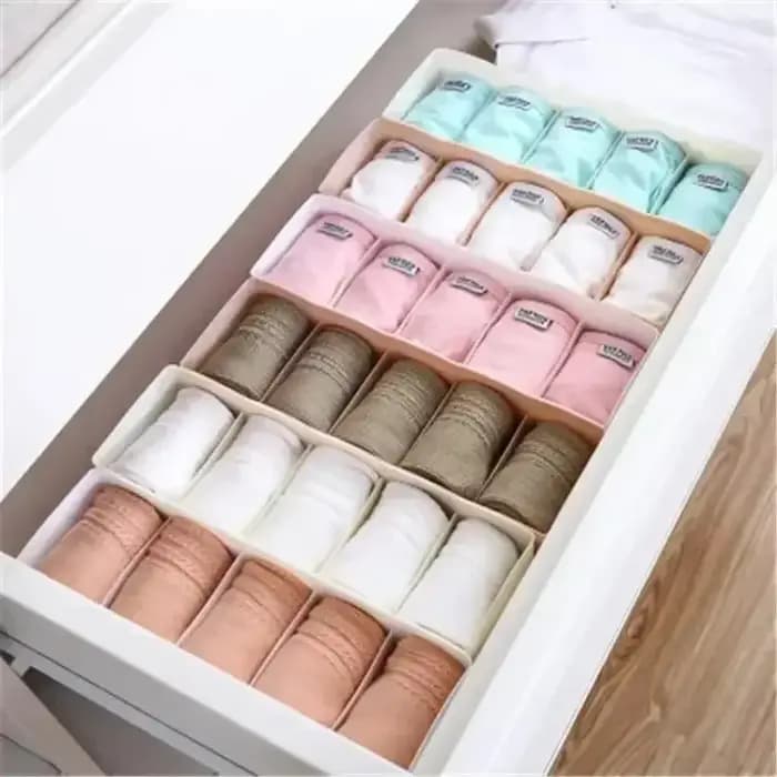 Boîte de rangement pour sous-vêtements et chaussettes