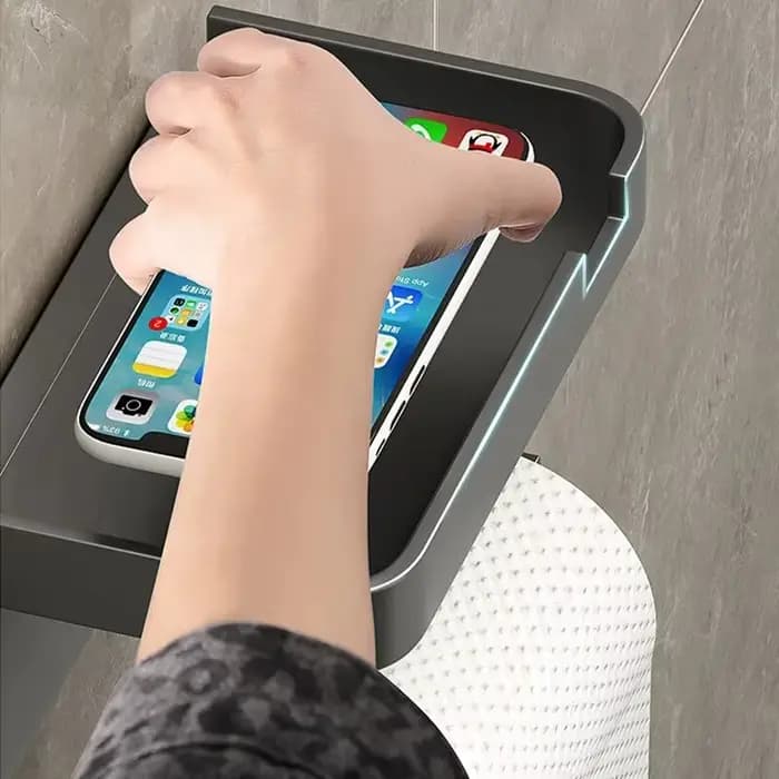 Porte-papier hygiénique en plastique T1