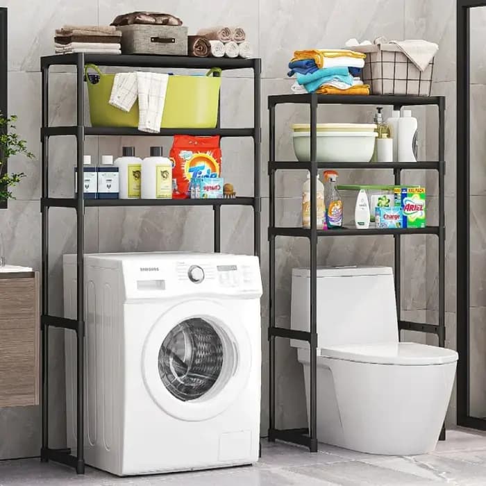 Étagère de rangement multicouche pour toilettes