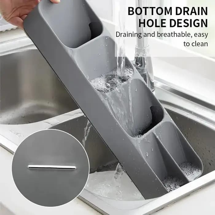 Boîte de rangement multifonctionnelle pour couverts