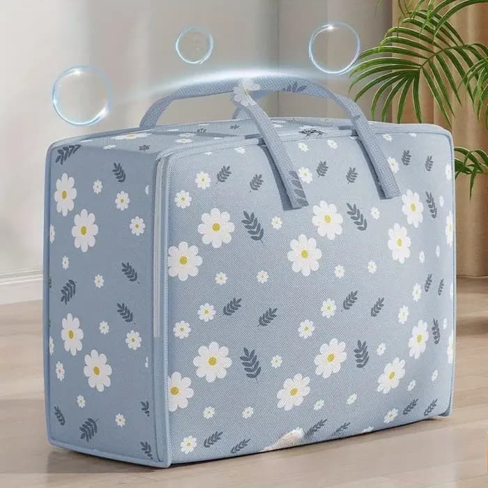Grands sacs de rangement pliables pour couvertures et couettes, sacs de rangement pour vêtements, co