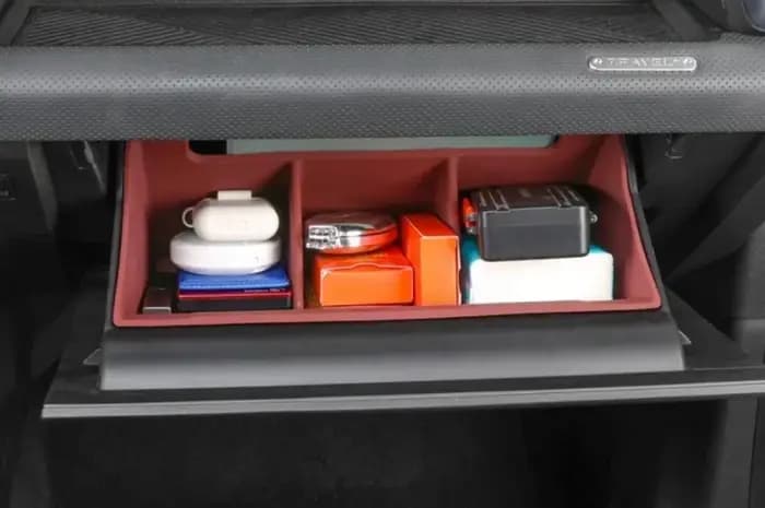 Boîte de rangement pour copilote de voiture