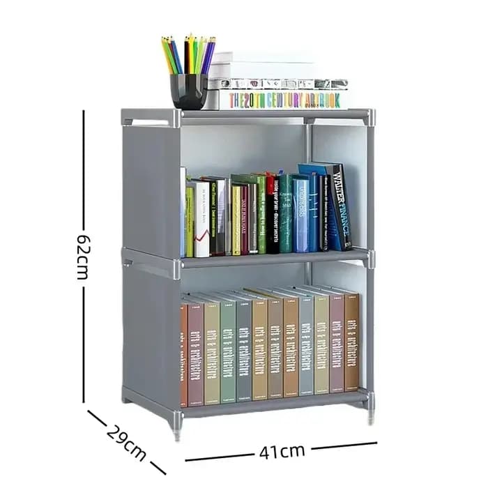 Bibliothèque simple à assemblage facile pour enfants, meubles de maison T1, étagère à livres, suppor