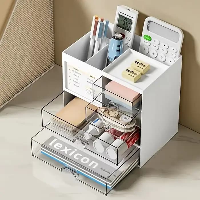 Boîte de rangement à tiroirs combinés de bureau