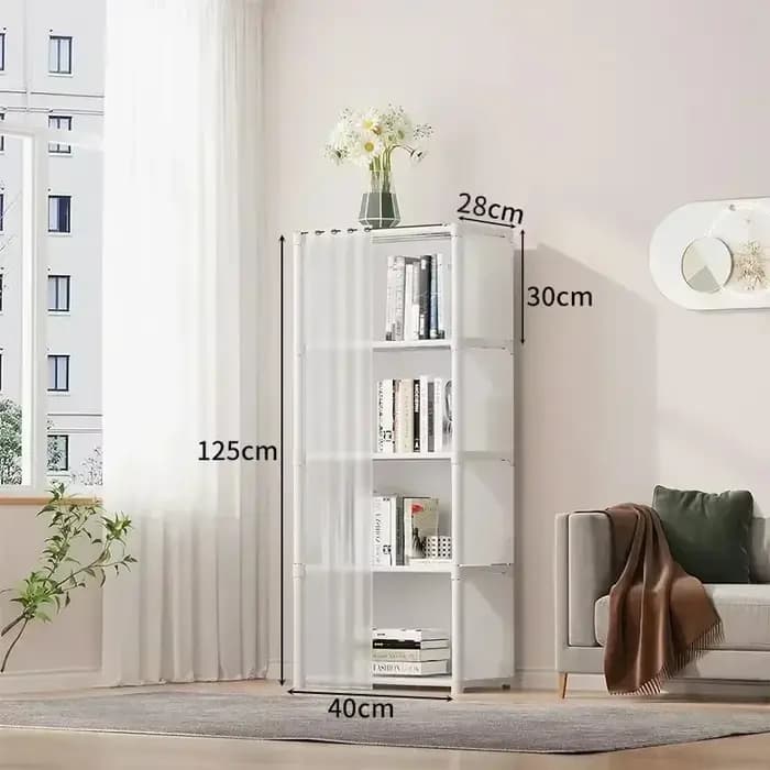 Armoire de rangement multi-niveaux 5/6