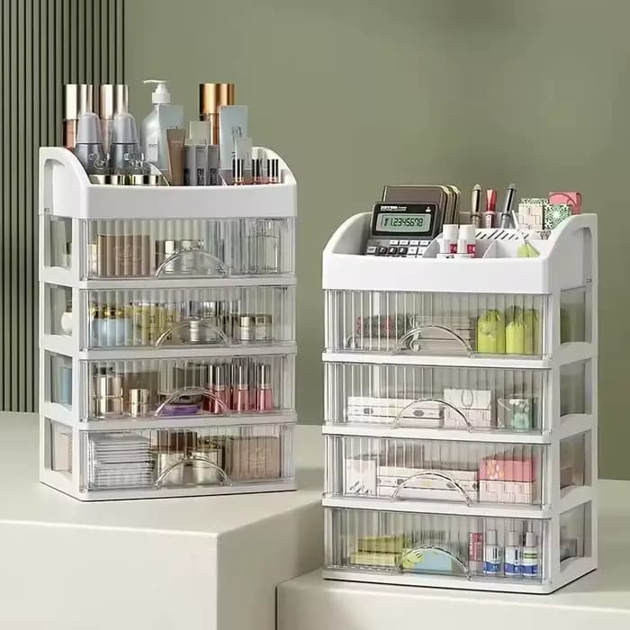 Tiroir en plastique, boîte de rangement de maquillage