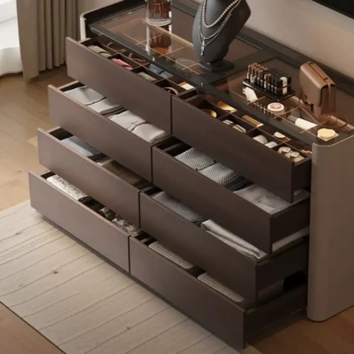 Armoire en bois italienne de luxe