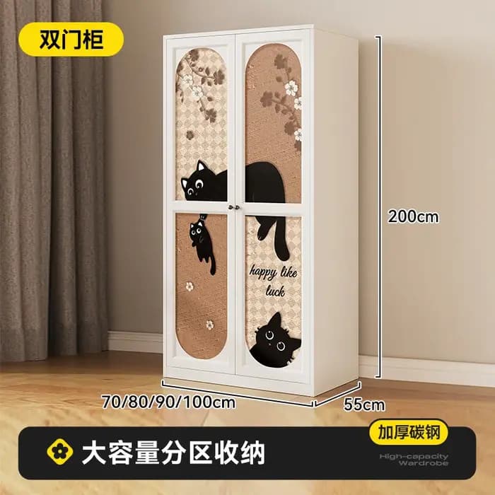 Armoire de rangement de luxe européenne, organisateur de maison King, placard Portable d'hôtel, meub