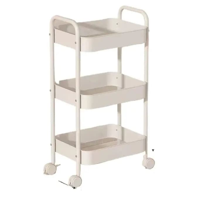 Petit chariot support de rangement mobile multicouche pour cuisine