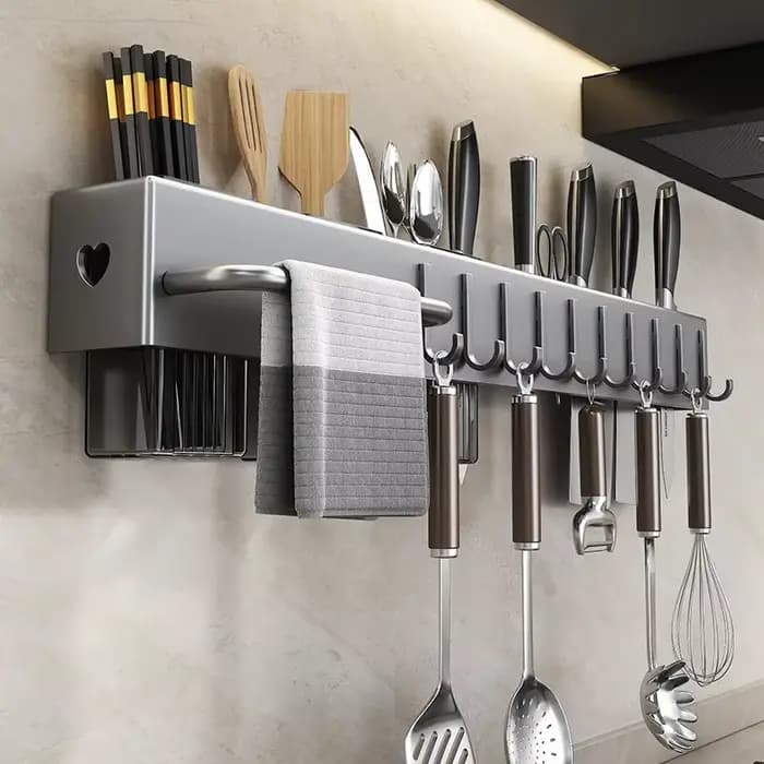 Support mural multifonctionnel pour couteaux de cuisine 30/40 cm