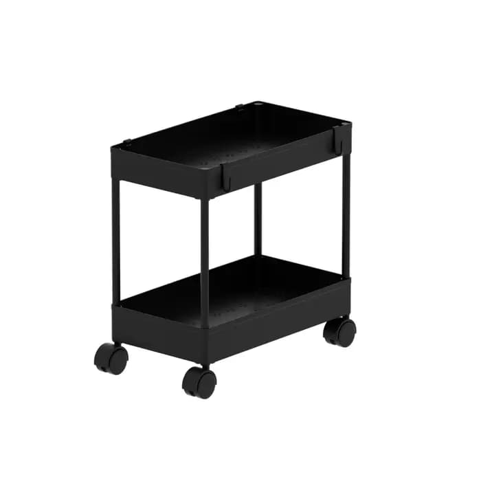 Étagère de rangement double couche sous évier, panier coulissant pour armoire, étagère de rangement avec crochets, étagère de rangement pour comptoir de salle de bain et de cuisine