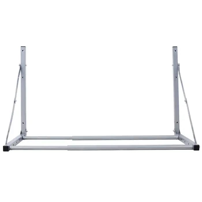 Dreamzon-Rangement mural pliable, 30.5 à 50.5 amarans de large, supporte 300 livres, argent