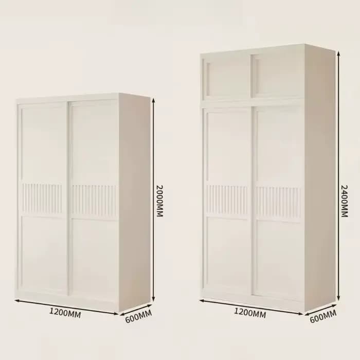 Armoire coulissante de rangement pour chambre à coucher