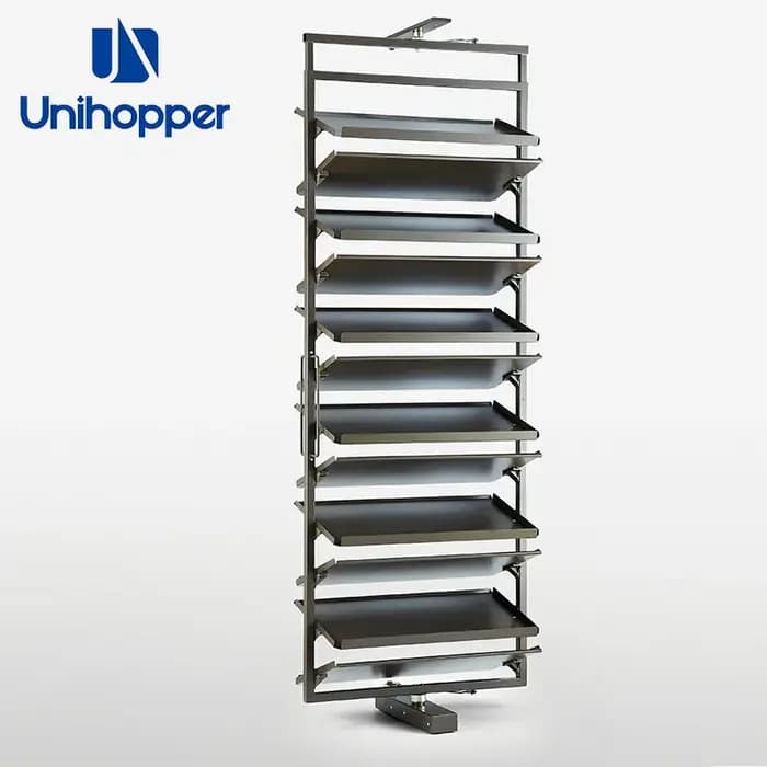 Unihopper fabricant grand armoire de rangement de chaussures rotative à 360 degrés meubles
