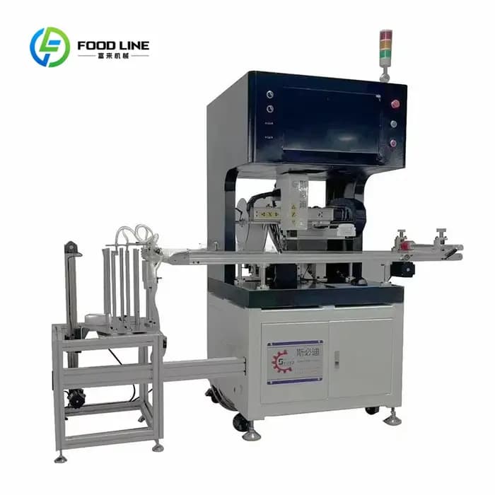 Machine d'étiquetage automatique de bureau personnalisée pour sacs et boîtes plates, applicateur d'é