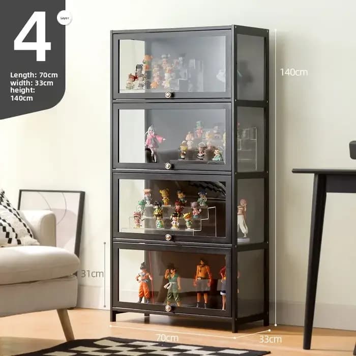 Boîte de rangement robuste pour figurines