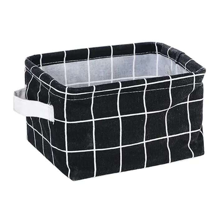 Panier de rangement pliable en tissu pour jouets