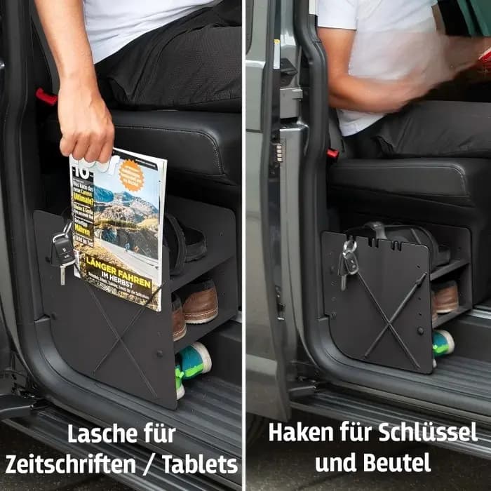 Support de rangement pour chaussures de voiture pour VW T5 T6 T6.1 California