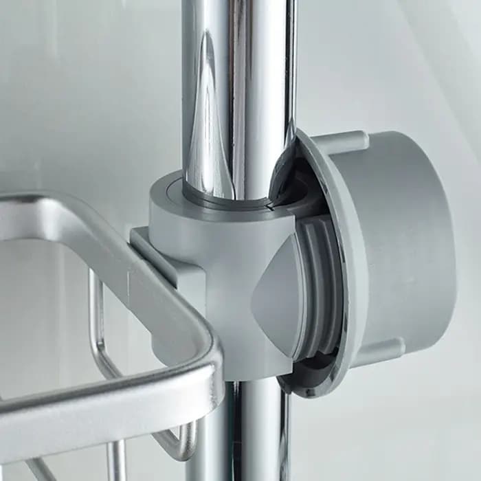 Support de rangement pour robinet de salle de bains