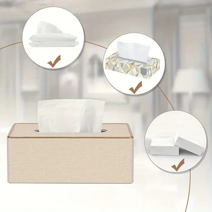 Boîte à mouchoirs en cuir de Style européen, avec conception créative de calandre de voiture pour bureau, maison et Restaurant