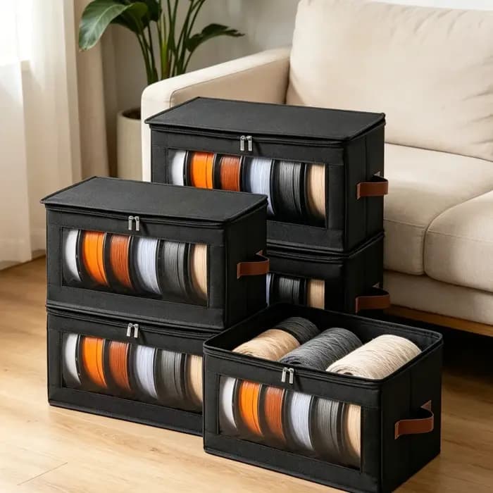 Boîte de rangement pour filament d'imprimante 3D, anti-poussière et anti-humidité, support de rangement pour filament, boîte de rangement sèche, accessoires d'impression 3D