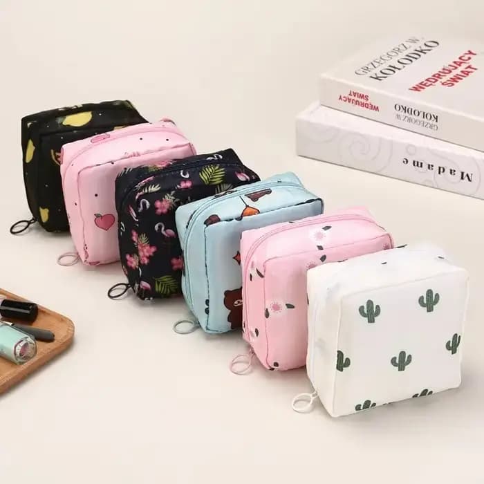 Sac de Rangement pour Serviettes Hygiéniques et Tampons pour Femme