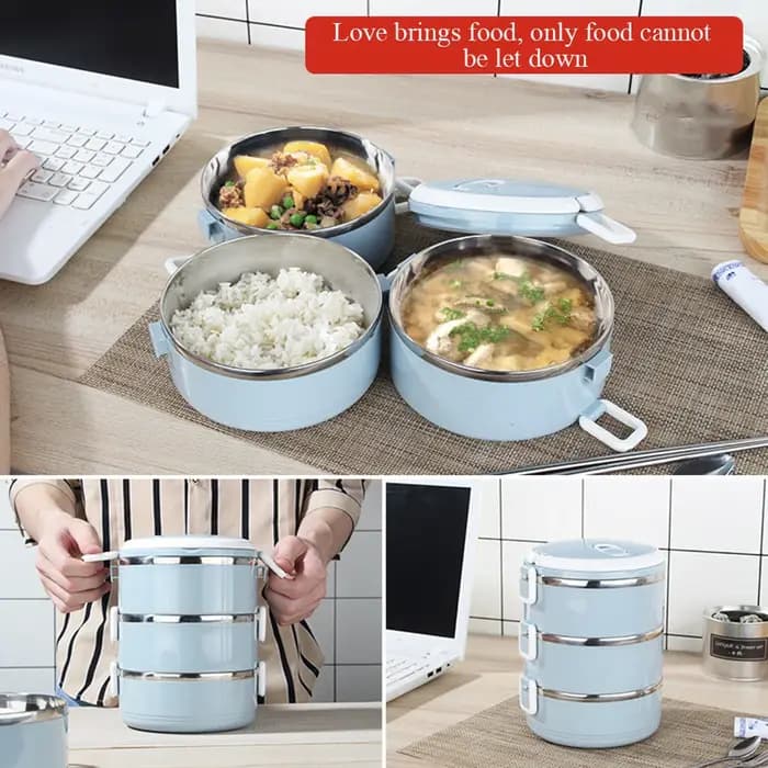 Boîte à Bento polyvalente Simple avec couvercles