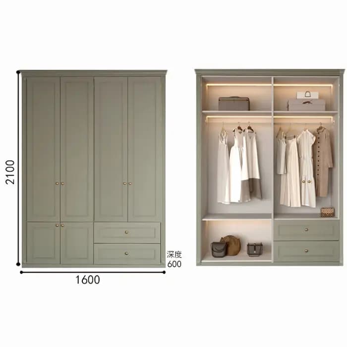 Armoire de style rétro américain