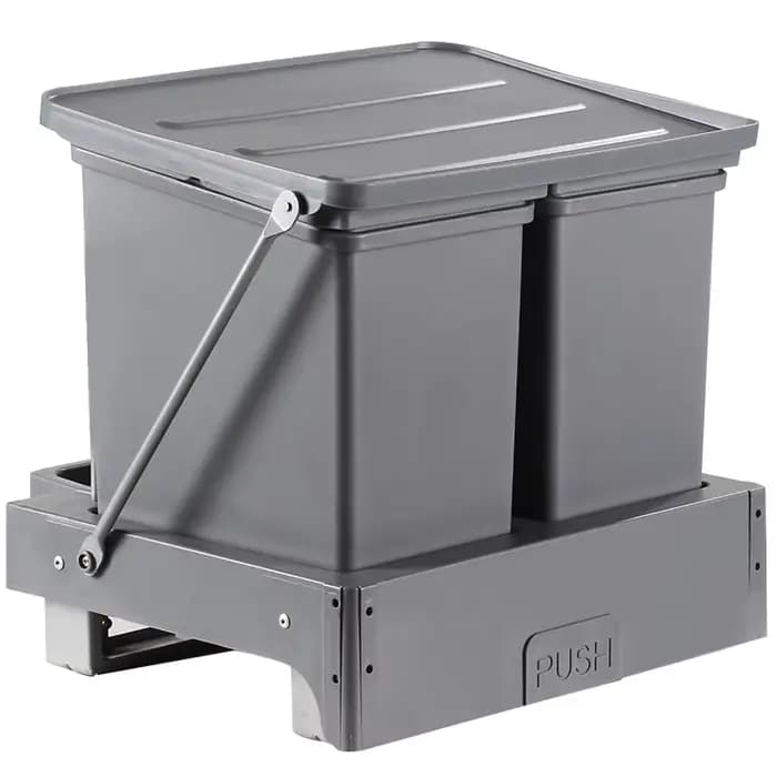 Poubelle intégrée, poubelle extractible pour armoire