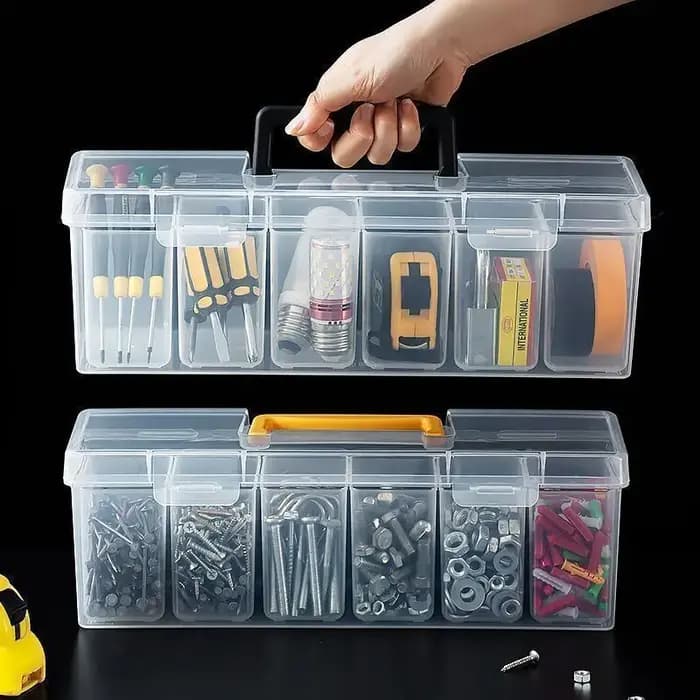 Boîte de rangement pour outils et pièces de quincaillerie domestique