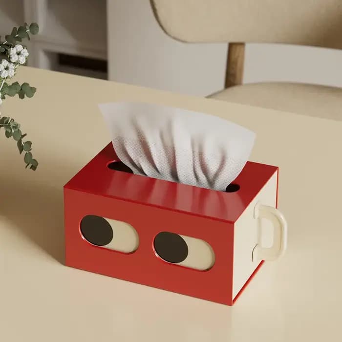 Boîte à mouchoirs, anneaux de serviette de Table