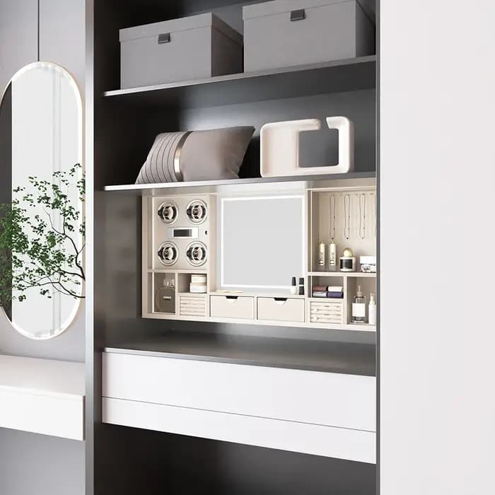 Armoires de rangement intelligentes personnalisées et créatives pour accessoires de garde-robe, montres intelligentes, accessoires en cuir, rangement sécurisé