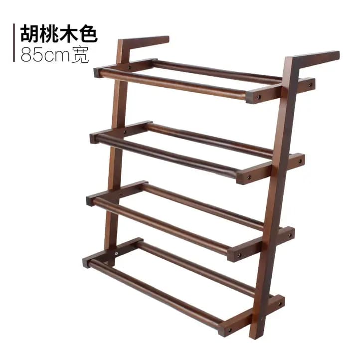 Étagère à chaussures d'entrée en bois japonaise