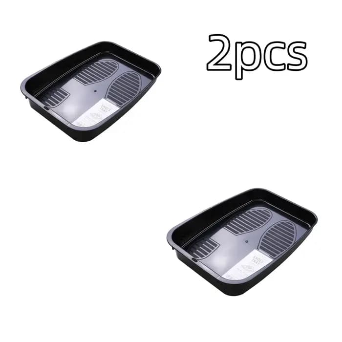 Plateau de rangement pour chaussures de voiture, 2 pièces, adapté à tous les Types de véhicules (sed