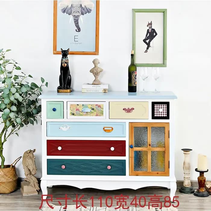 Etagère portes salon armoires affichage anti-poussière artisanat organisateur armoire côté d'entrée Woonkamer Kasten accessoires pour la maison
