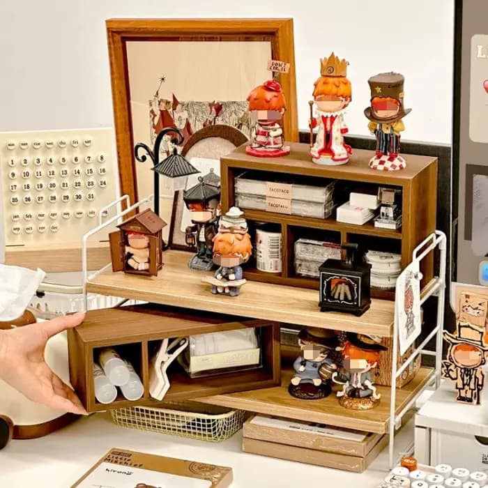 Étagère de bureau flottante pour présentation