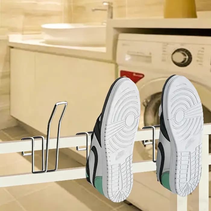 Support à chaussures multifonctionnel en acier inoxydable