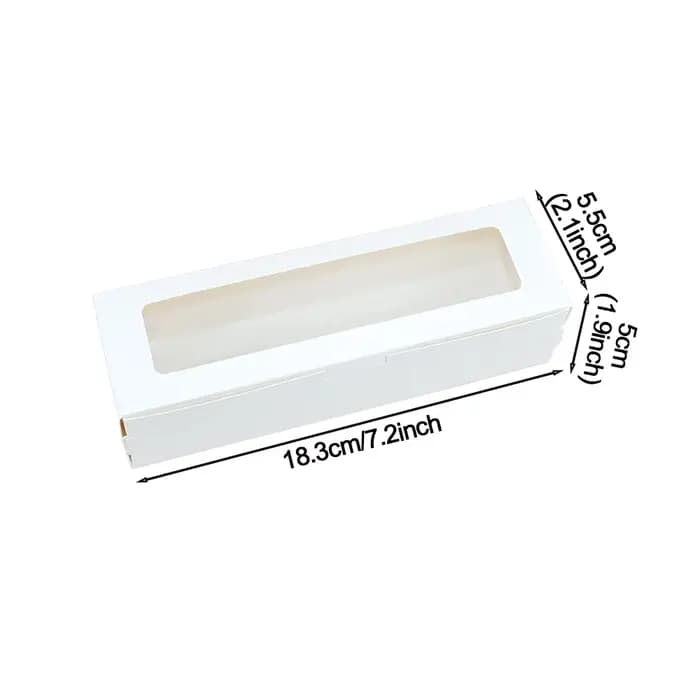 Boîtes cadeaux en papier Kraft avec fenêtre, boîte d'emballage pour biscuits, desserts, macarons, dé