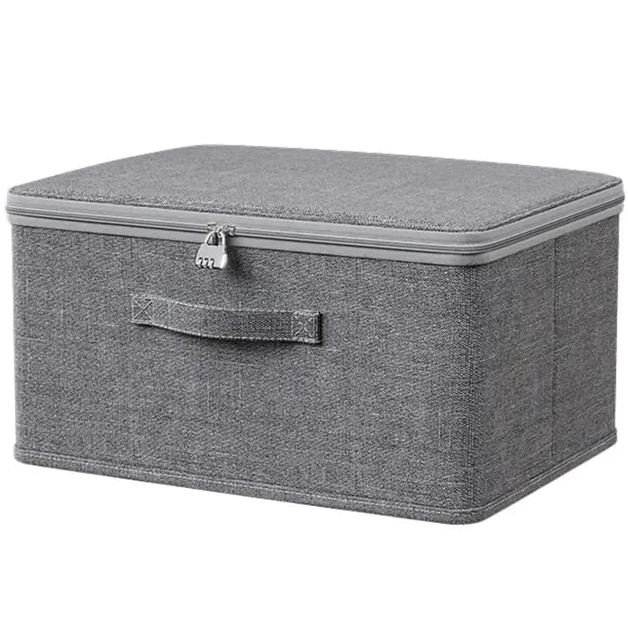 Nouvelle boîte verrouillable organisateur de vêtements avec mot de passe serrure pantalon pull armoires de rangement en couches jean organisateurs de stockage de confidentialité