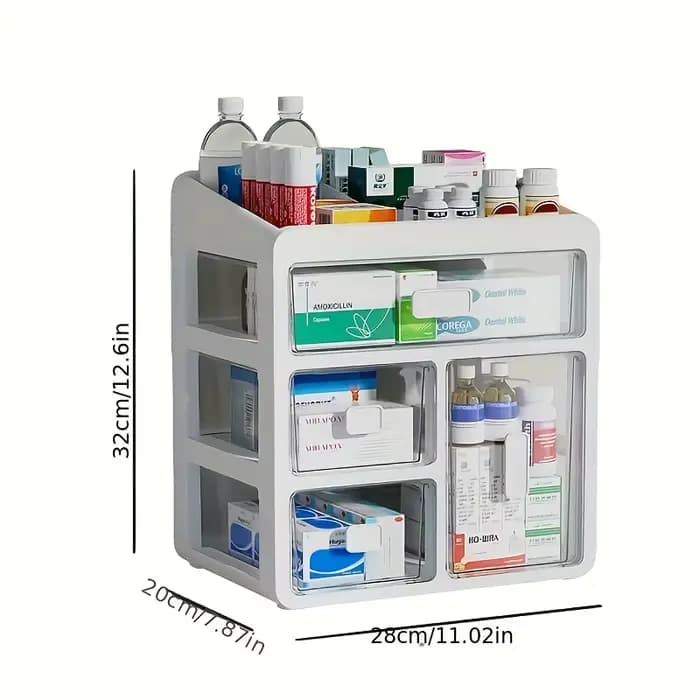 1 armoire à pharmacie domestique